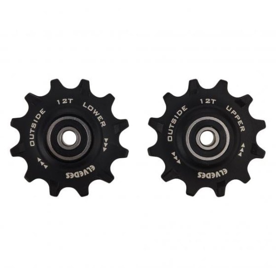 Coppia Pulegge Cambio Elvedes 12 Denti Sram XX1/X01/GX/Rival /Force/Apex 11 velocità